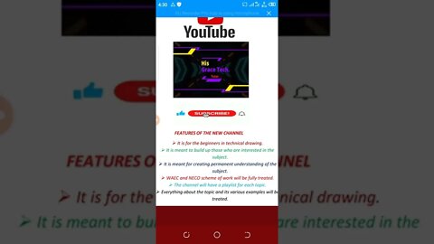 Lunching a New YouTube Channel For Technical Drawing