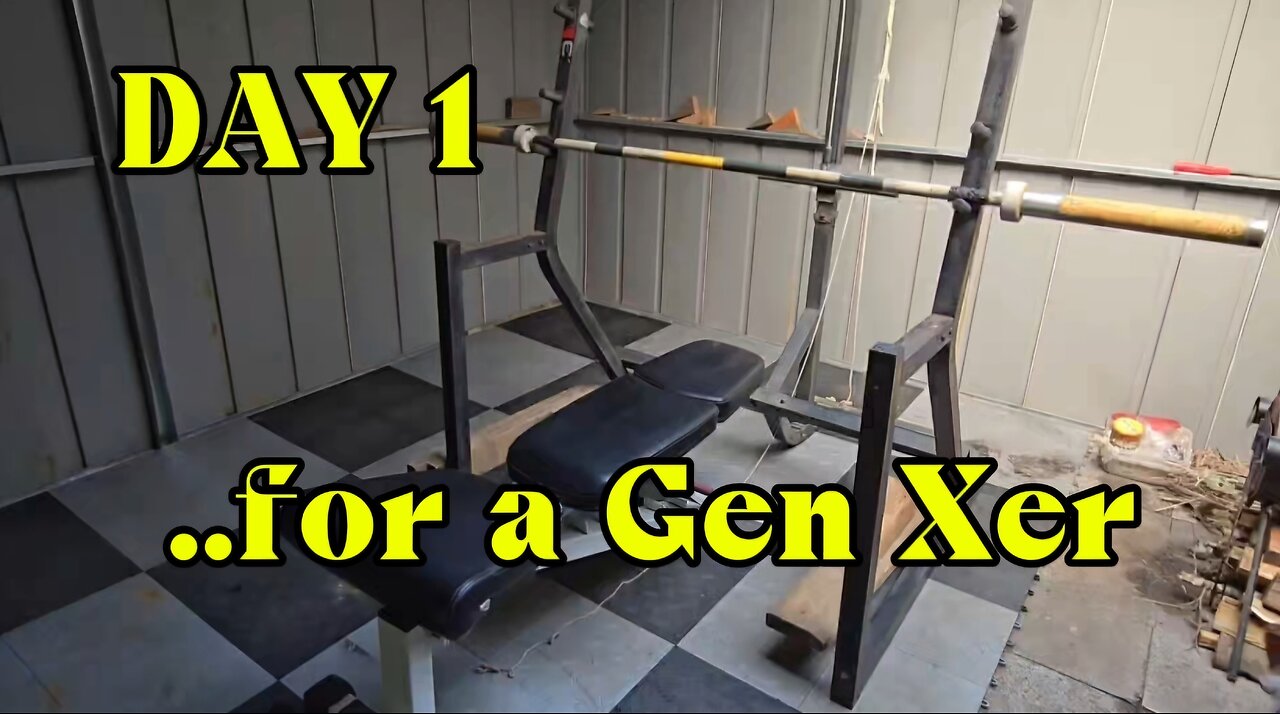 clear a space & workout Day 1 | Gen X |100% VA disibability