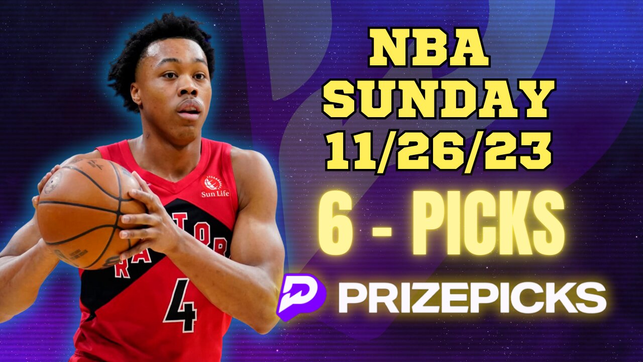 #PRIZEPICKS | BEST PICKS #NBA SUNDAY | 11/26/2023 | TODAY | BEST BETS | #BASKETBALL | PROP BETS