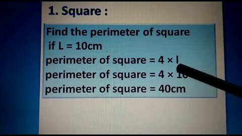 CLASS 3 MATHS B PERIMETRE