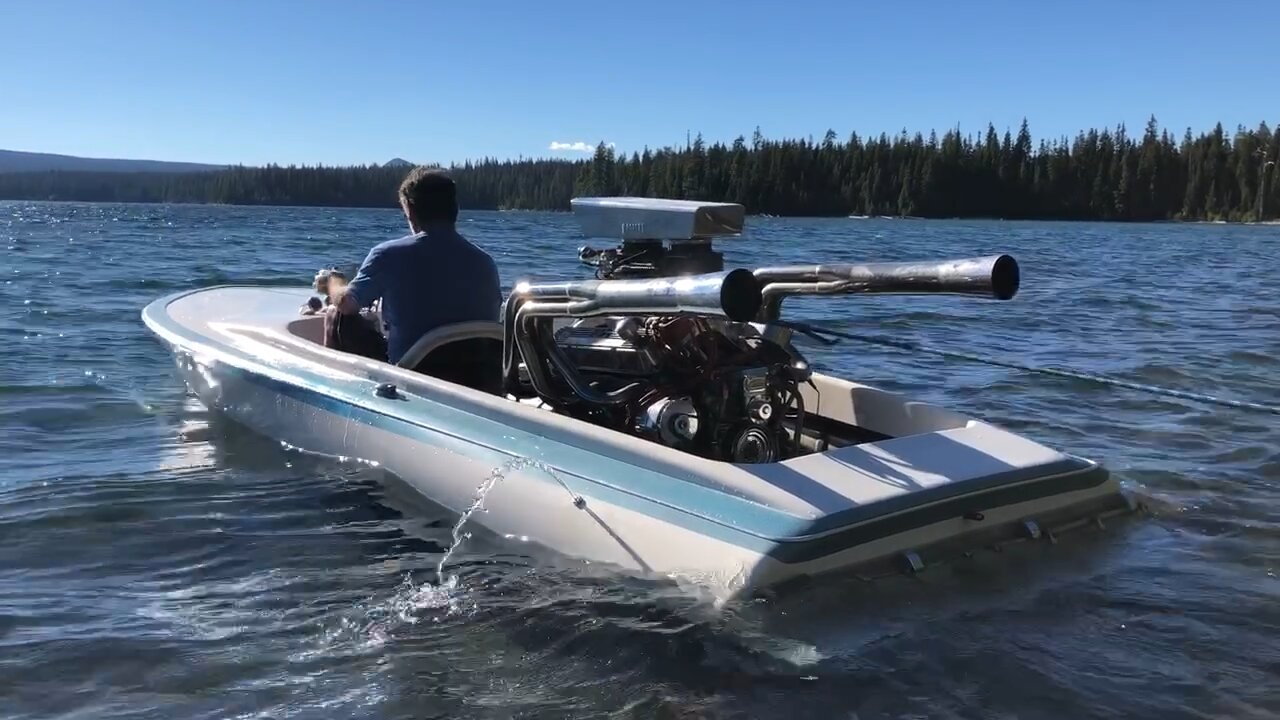 My dads jet boat