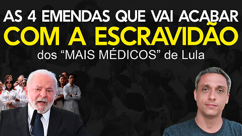 Entrei com 4 emendas que vão acabar com o programa de escravidão do LULA