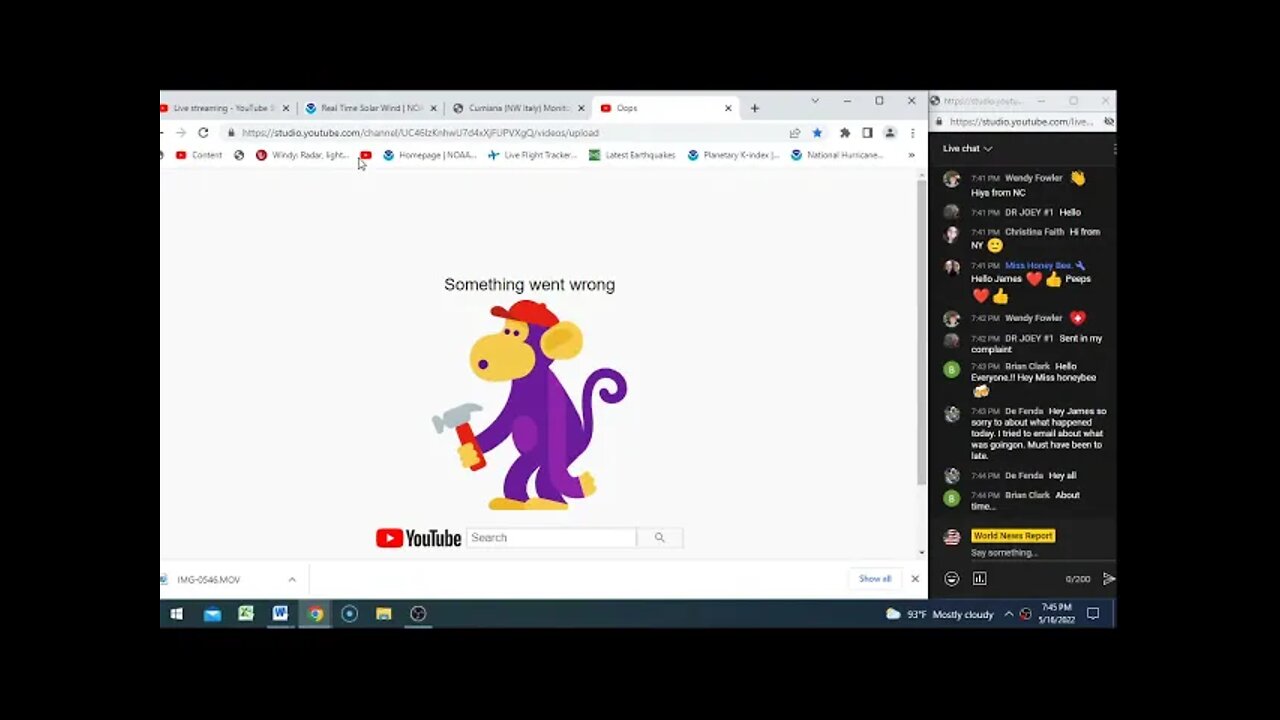 Live Open Forum And Chat With World News Report!