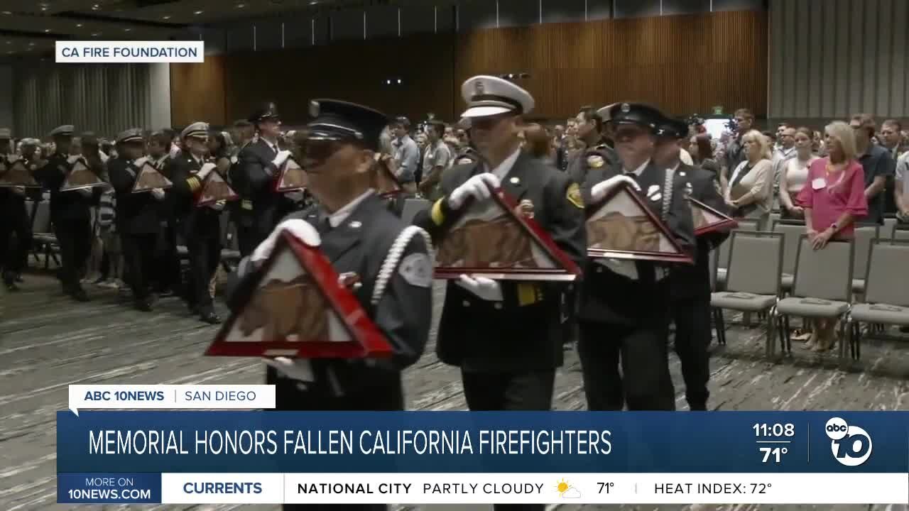 Fallen San Diego firefighters honored for their sacrifice