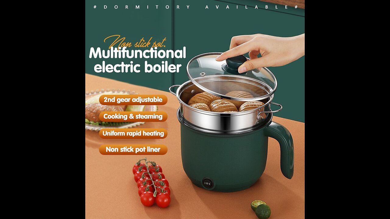 1.5L Capacity Mini Home Cooking Pot Multifunctional Rice Cooker