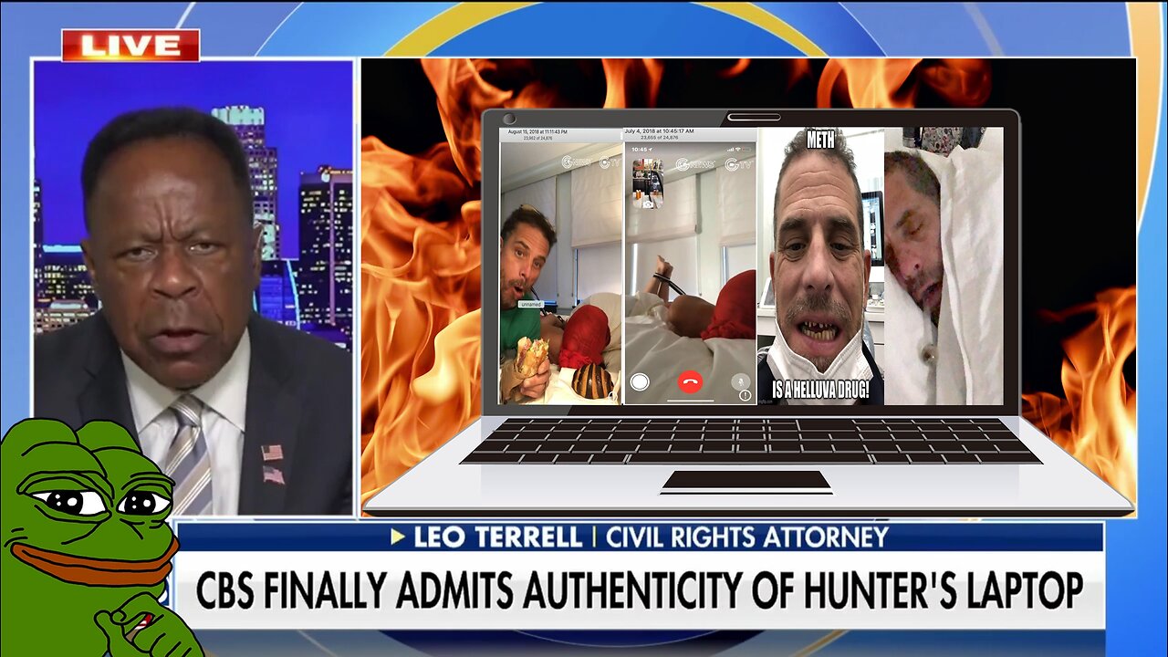 Leo Terrell roasts CBS for finally admitting Hunter Biden Laptop Is Real