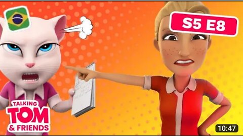 Talking Tom & Friends (episódio 8) - Temporada 5° Angela a garçonete/ Dublado