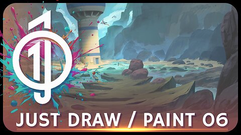 HOW TO PAINT: INTERIOR CAVE SCENE (Full Painting Process)