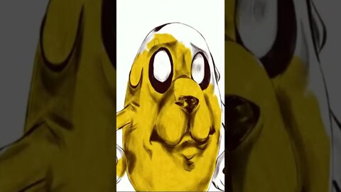 Jake The Dog Speedpaint🐕#shorts#adventuretime