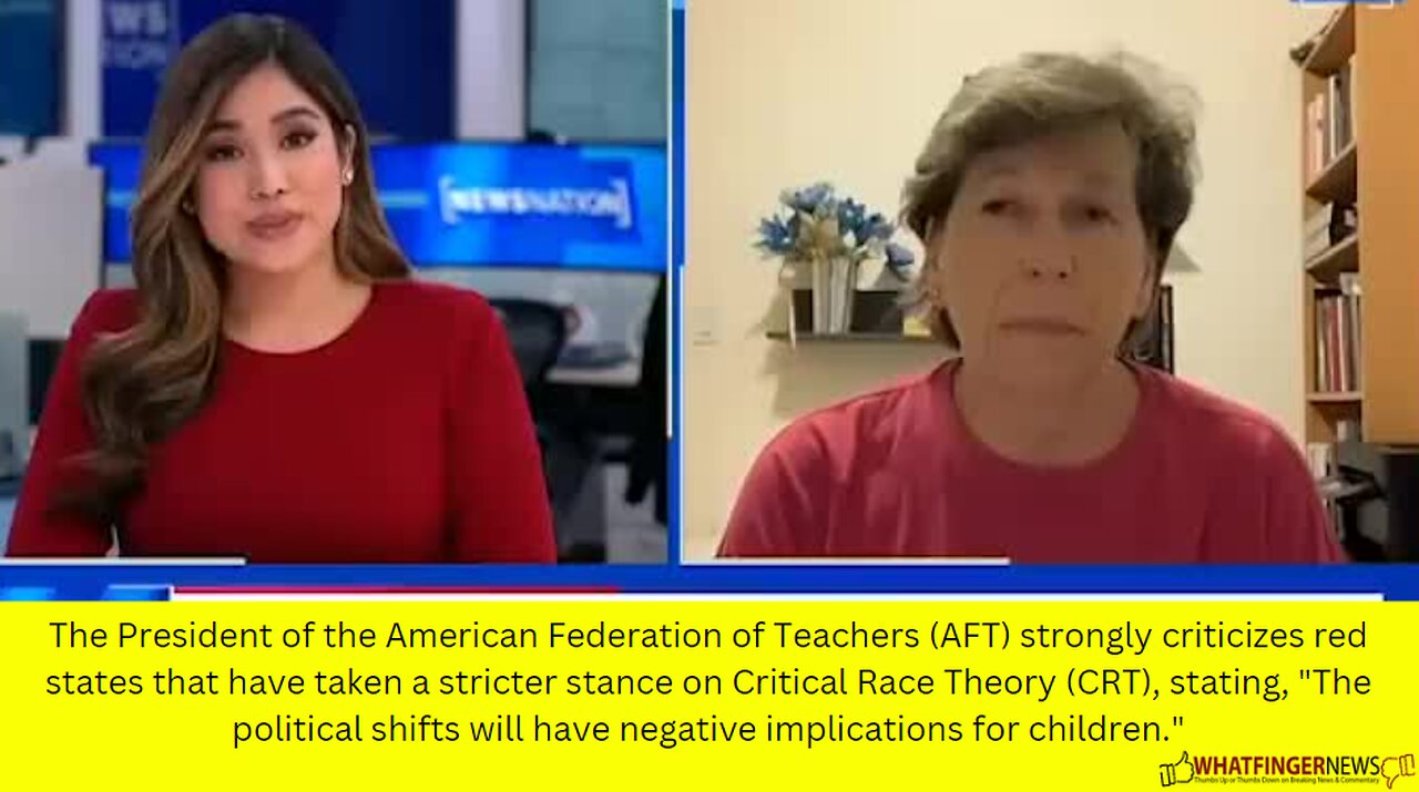 The President of the American Federation of Teachers (AFT) strongly criticizes red states