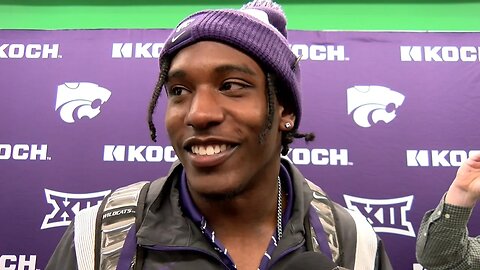 Kansas State Football | DJ Giddens Postgame Interview | K-State 10, Iowa State 9