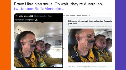 Australian Photos Passed Off As Ukrainian