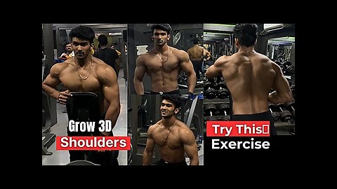 Complete Shoulder Workout | Exercise To Grow 3D Shoulders💪 | Massive Shoulder Workout