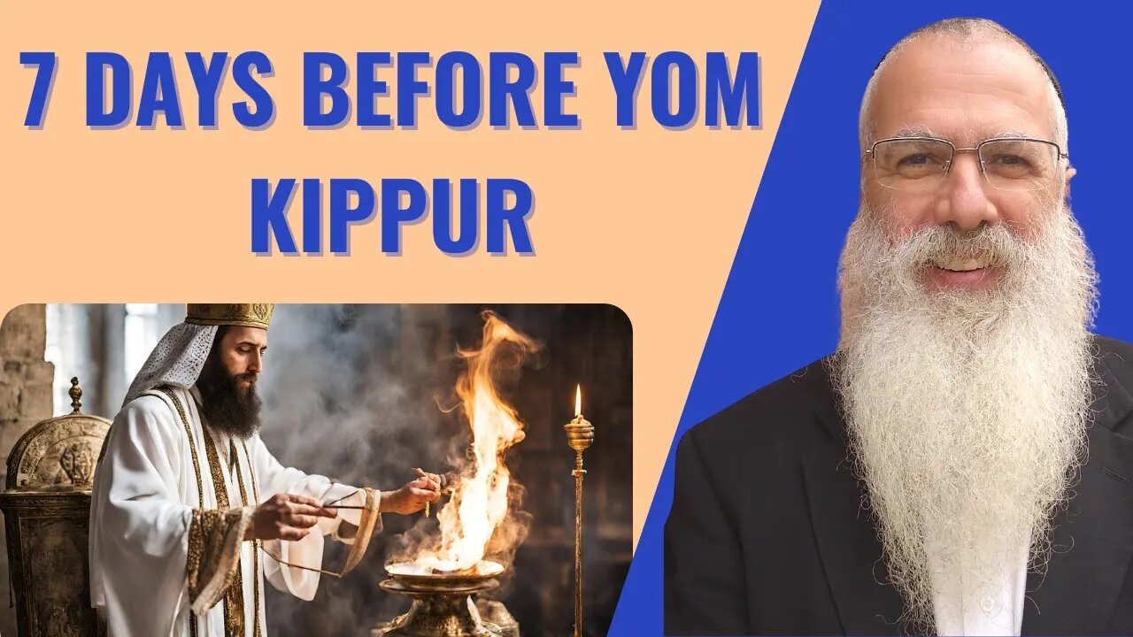 Mishnah Yoma Chapter 1 Mishna 2. 7 days before Yom Kippur