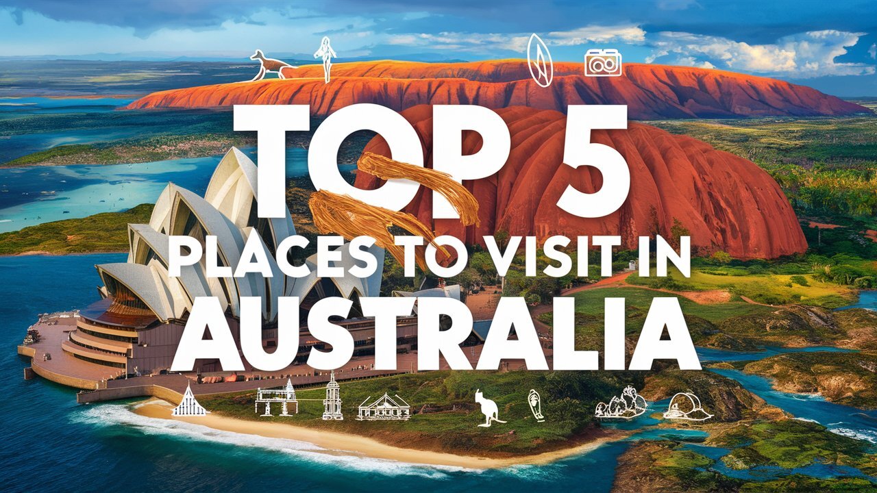 Top five places in Australia | Travel guide 4k videos