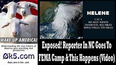 Exposed! Reporter In NC Goes To FEMA Camp & This Happens (Video)