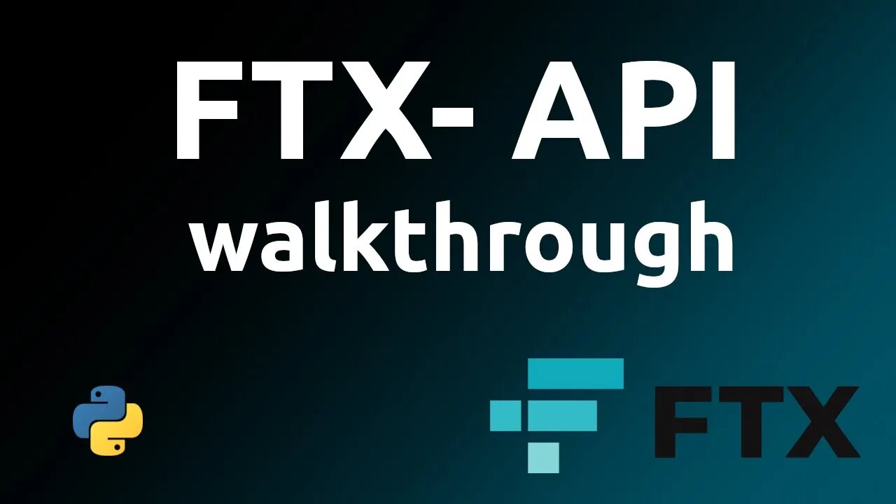 FTX-rest-api tutorial in python