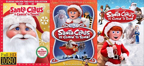 Santa Claus Is Coming To Town- classic Christmas movie in HD