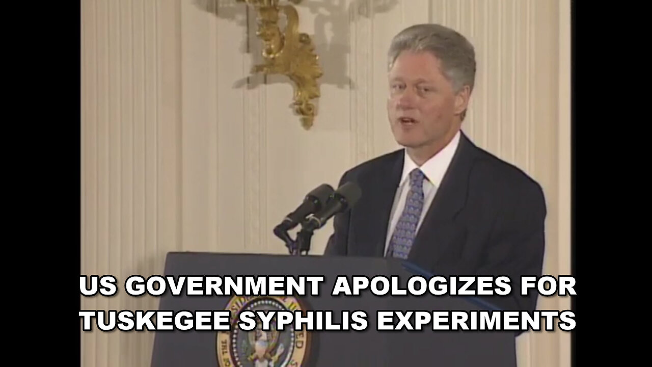 President Clinton - Apology to Survivors of the Tuskegee Syphilis Experiment