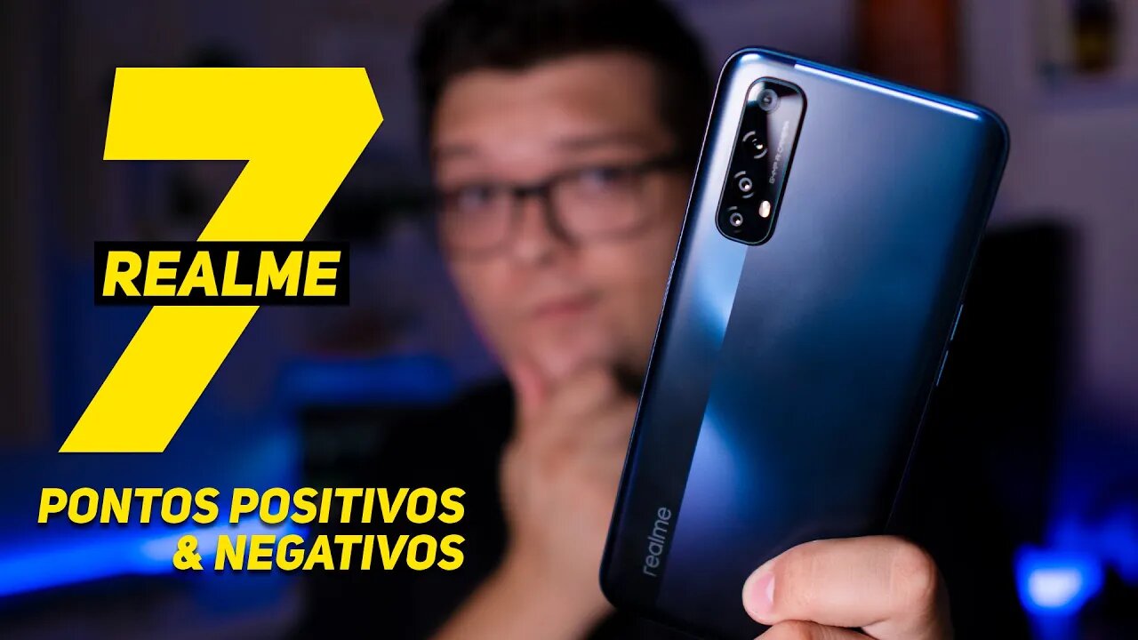 REALME 7 - O BÁSICO COMPETENTE!? Pontos Positivos e Negativos