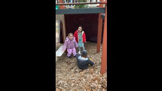 Dassie, Hessy & Shraga Feivel @ Airmont Playground near dog park