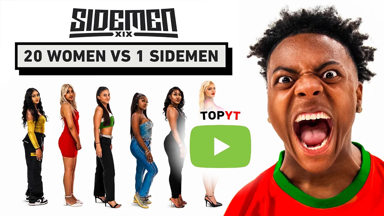 20 WOMEN VS ISHOWSPEED | SIDEMAN (ISHOWSPEED DATING WITH 20 WOMEN)