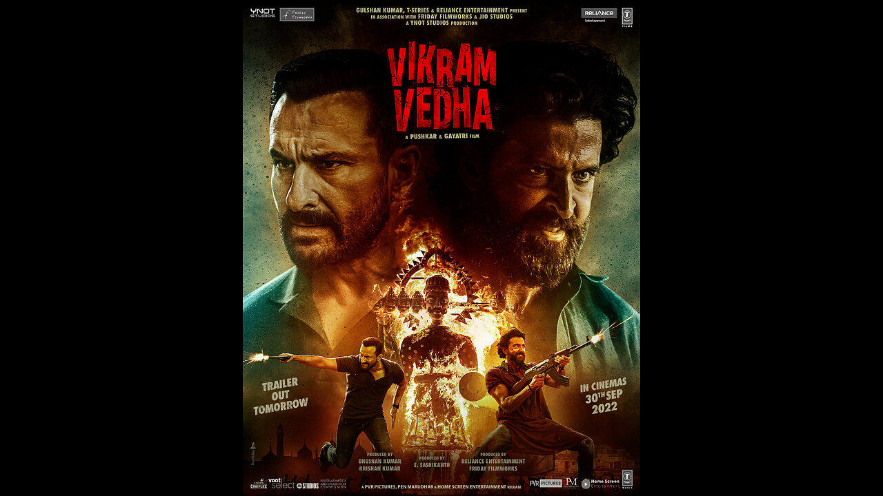 Vikram Vedha Newly Released 1080p Indian Movie in Hindi. #Bollywood #Rumble #Trending