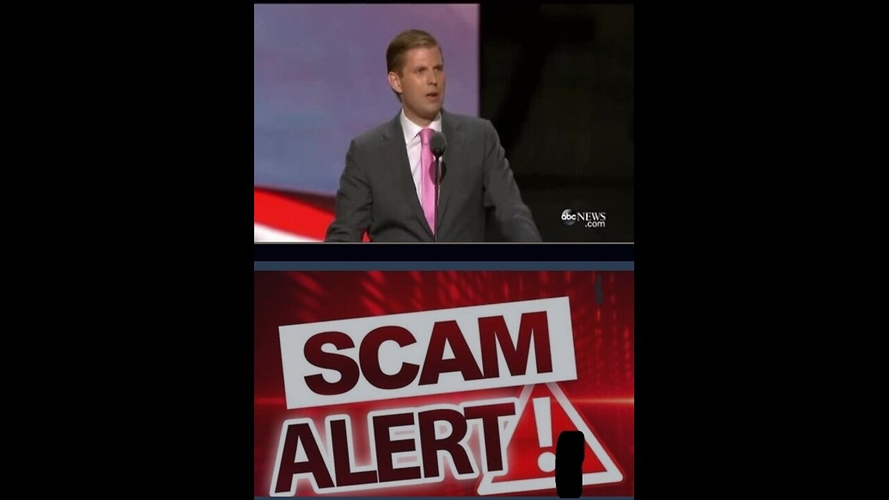 ⚠️ SCAM ALERT ⚠️ FAKE ERIC TRUMP PROMOTING TRB = SCAM