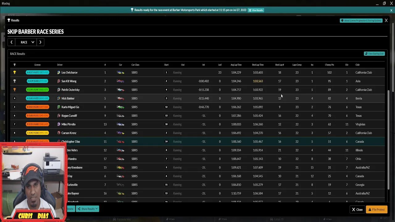 Squandered P6 😟!!! Skippy at Barber Motorsports Park...