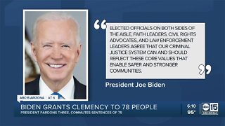 President Biden grants clemency to 78 people