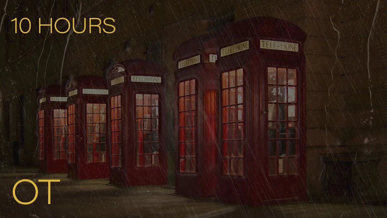 Shelters from the Storm | Rainy Stormy Night in the UK | Relax | Study | Sleep | 10 HOURS