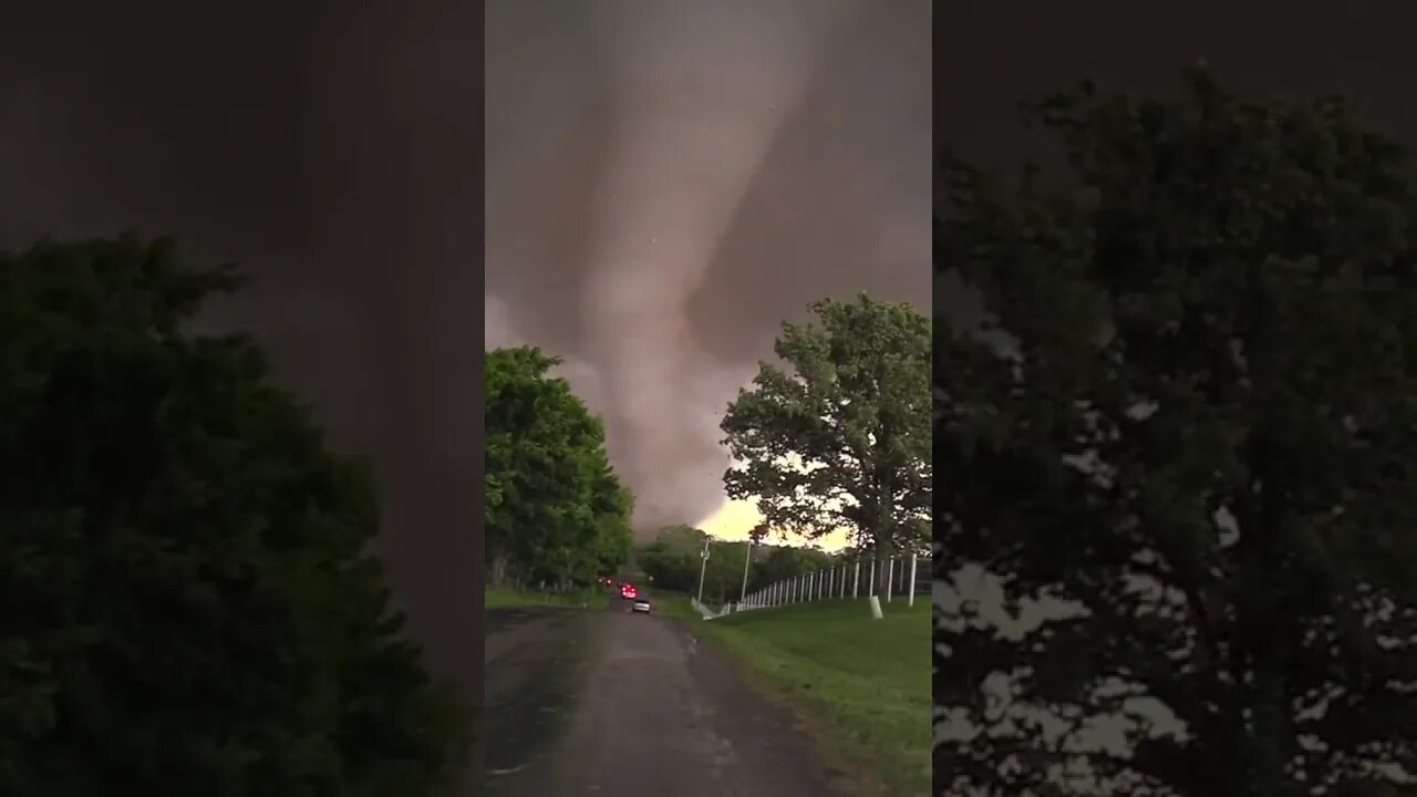 Would you drive closer? #shorts #tornado