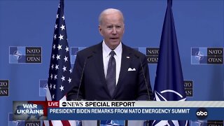 Biden supports expelling Russia from G20, he says in Brussels