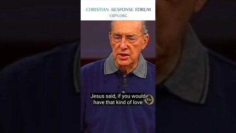 Derek Prince - Love is a Commandment - Christian Response Forum #derekprince #love #christ #shorts