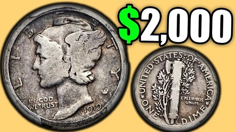 WHY THESE SILVER DIMES ARE WORTH A LOT OF MONEY!! 1919 MERCURY DIME VALUES