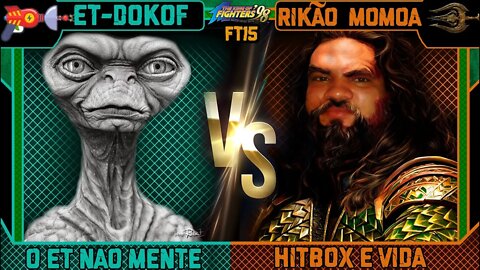 RIKÃO MOMOA VS ET DO KOF 15 KOF 98. #LIVE 401