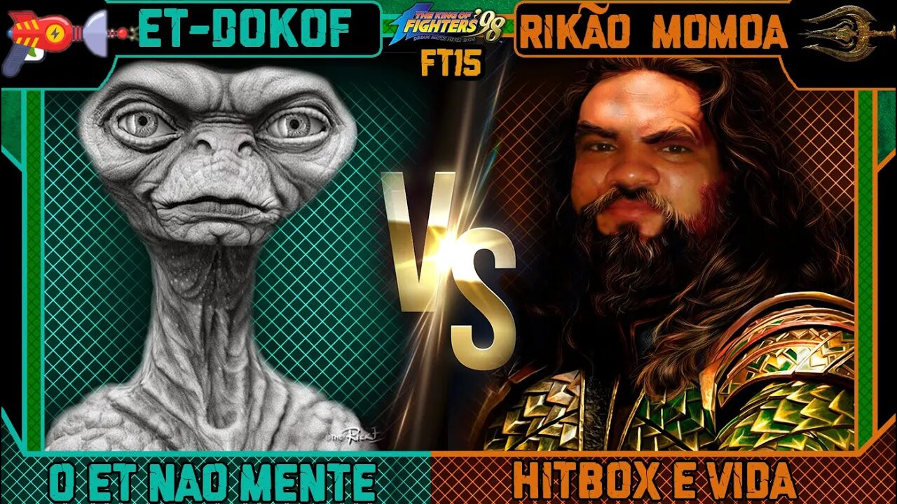 RIKÃO MOMOA VS ET DO KOF 15 KOF 98. #LIVE 401