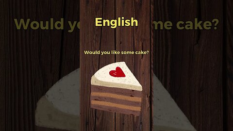 Would you like some cake? How to Learn Croatian the Easy Way! #learn #croatian #cake