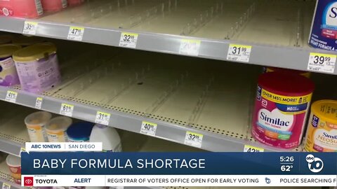 Baby formula shortage