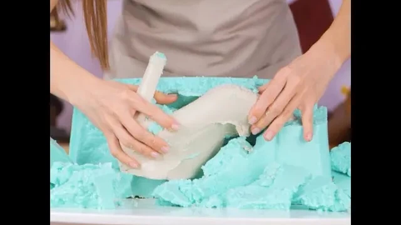 Amazing Cinderella's crystal shoes