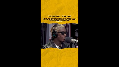 #youngthug When u have a good ❤️ ppl with bad intentions cant b 🔁 u🎥 @bigboysneighborhood