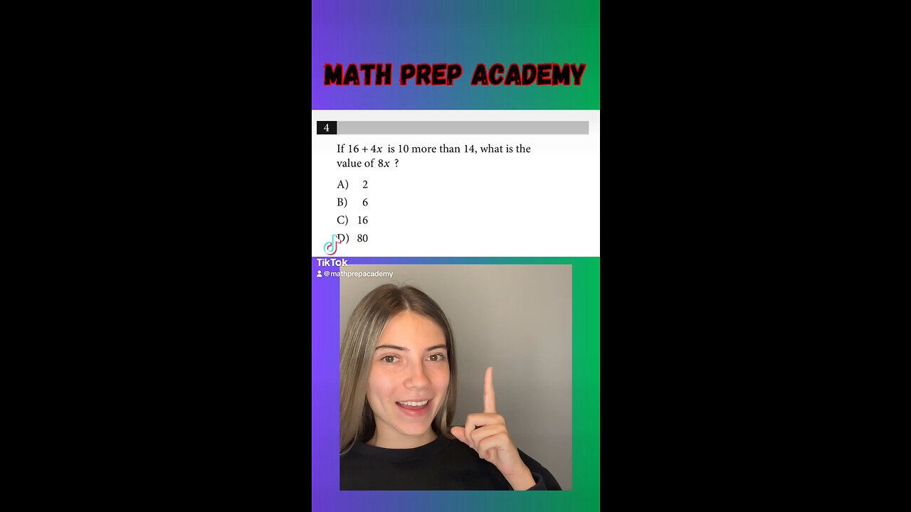Question of the Day! Do you know the answer?! #sat #satreview #math