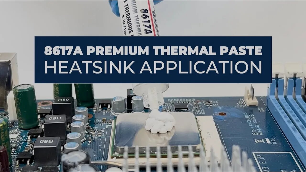 8617A Premium Thermal Paste Heatsink Application