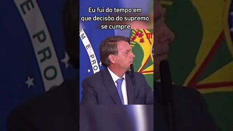 Mão sou mais do tempo em que decisão do supremo se cumpre.