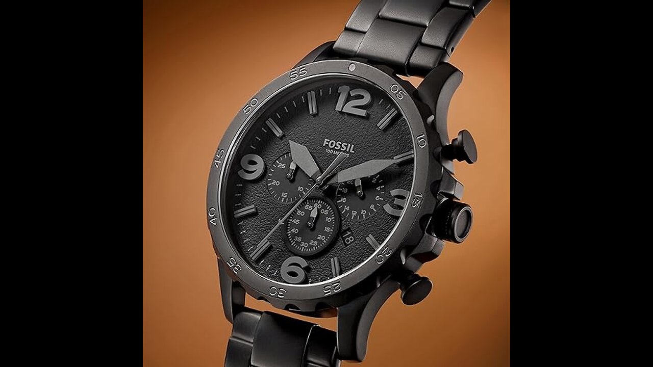 Fossil Nate Men's Watch with Stainless Steel or Leather Band : link in description