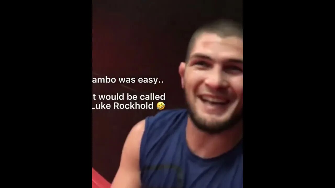 Khabib Nurmagomedov mauls Luke Rockhold on return to gym