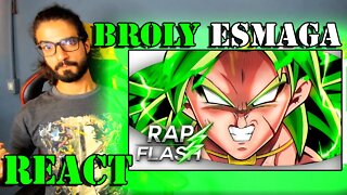 REACT - Rap do Broly - Super Saiyajin Berserker (DBS) // Flash Beats (Prod. MK)