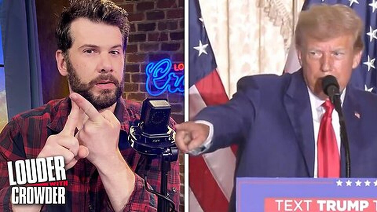 TRUMP'S MEGA SPEECH: EVERYTHING YOU NEED TO KNOW! | Louder with Crowder Apr 6, 2023