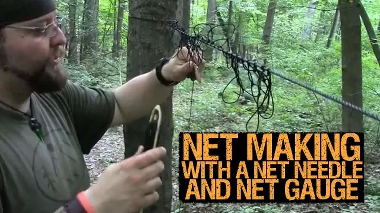 Net Making with a Net Needle and a Net Gauge -Mantis Outdoors