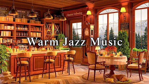 Cozy Coffee Shop Ambience ☕ Soft Jazz Music for Study, Work ~ Relaxing Jazz Instrumental Music